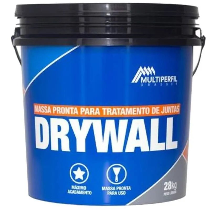 Massa De Rejunte Para Drywall 28 Kilos - Qmd0a28 - Multiperfil