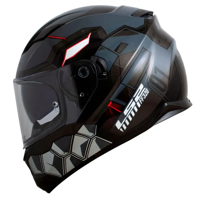 Capacete Original LS2 FF320 Angel Cinza 60