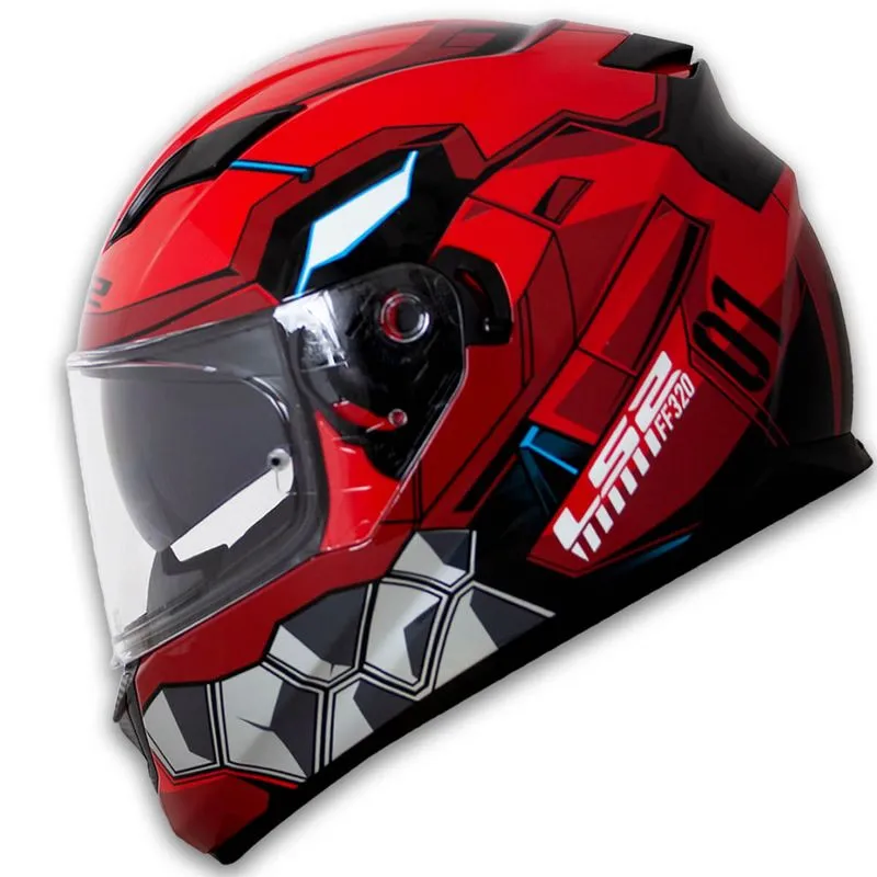 Capacete Original LS2 FF320 Angel Vermelho 56