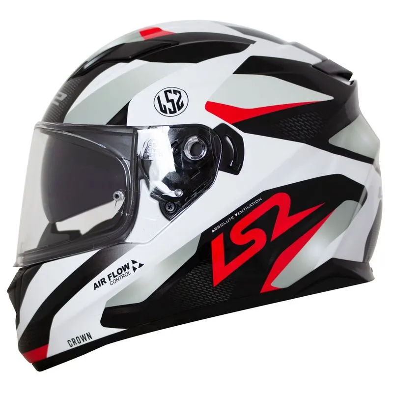 Capacete Original LS2 FF320 Crown Branco 60