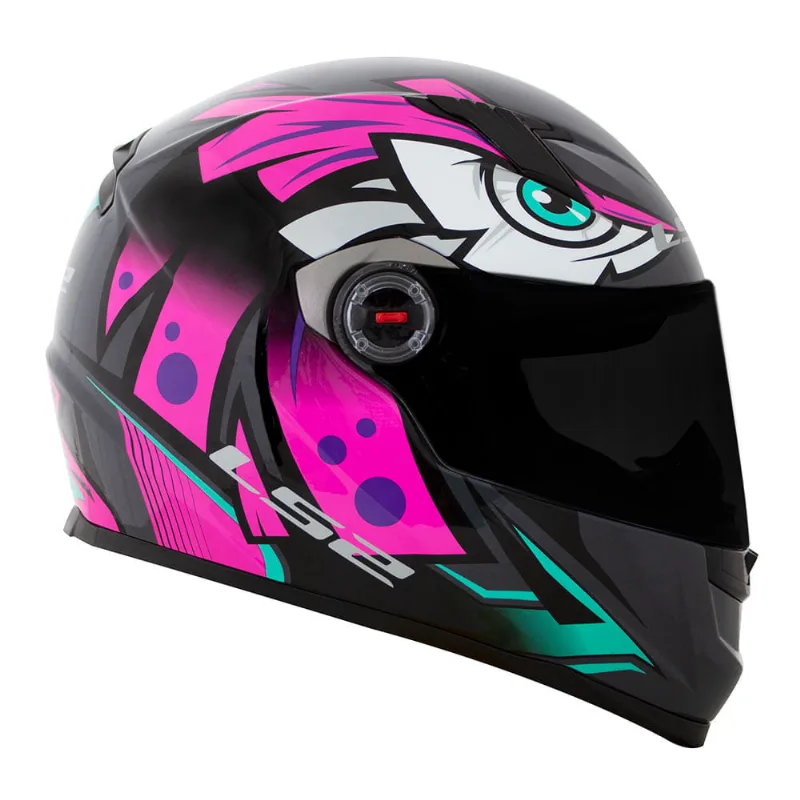 CAPACETE LS2 CLASSIC TRIBAL ROSA 64/XXL