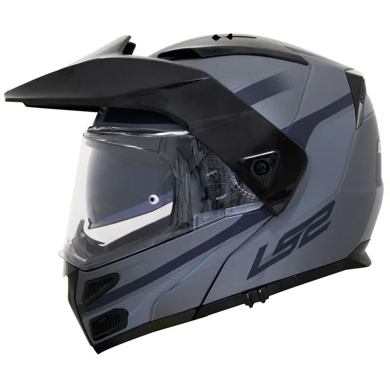 Capacete Original LS2 FF324 Metro Evo Era Titanium 64