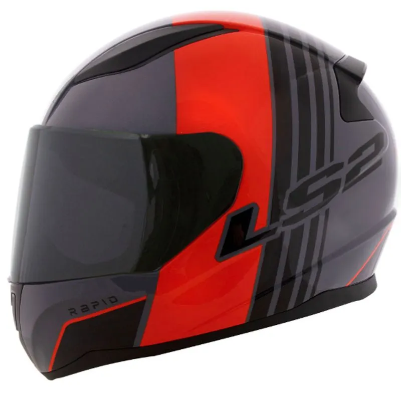 Capacete Original LS2 FF353 Rapid Multiply Verde Laranja Preto 54