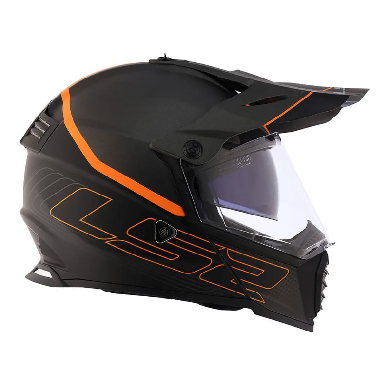 CAPACETE LS2 PIONEER EVO ELEMENT PRETO 58/M