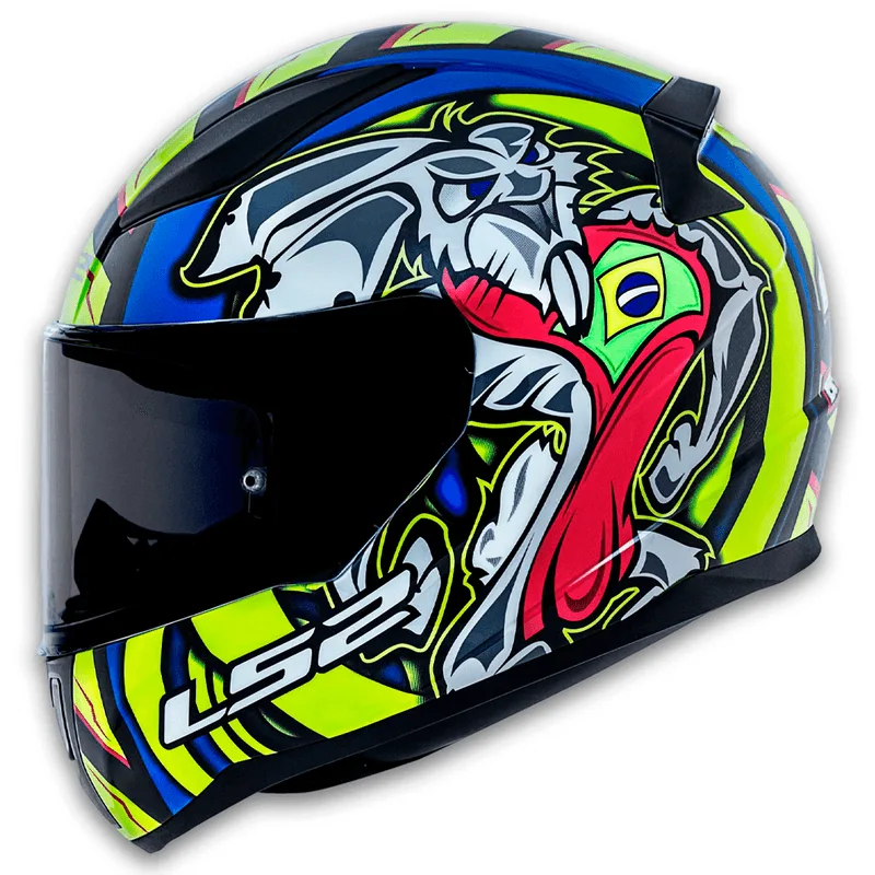 Capacete Original LS2 FF353 Rapid Alex Barros Azul 64