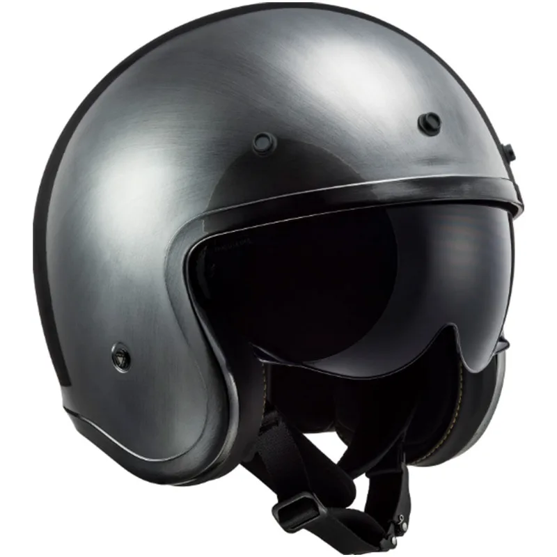 Capacete Original LS2 OF599 Spitfire Jeans Titanium 60