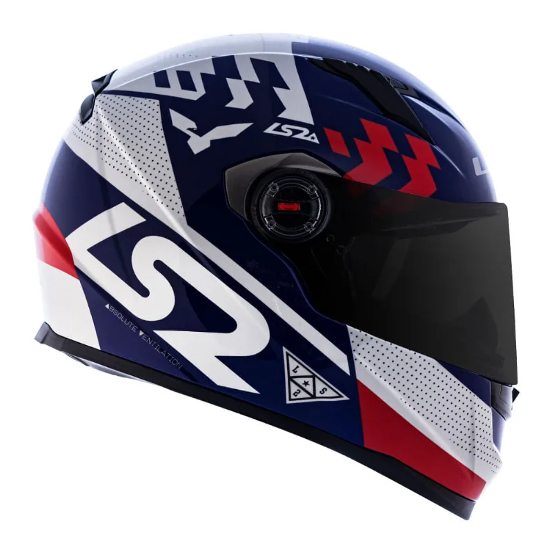 CAPACETE LS2 CLASSIC PODIUM AZUL 58/M