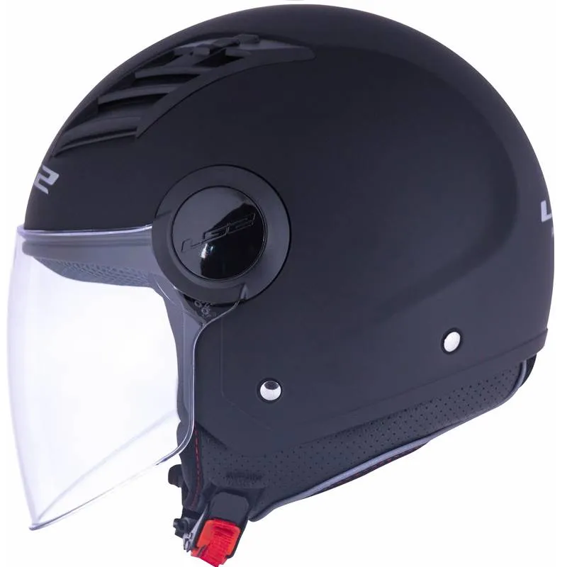 Capacete LS2 Airflow OF562 Preto Fosco (Aberto)