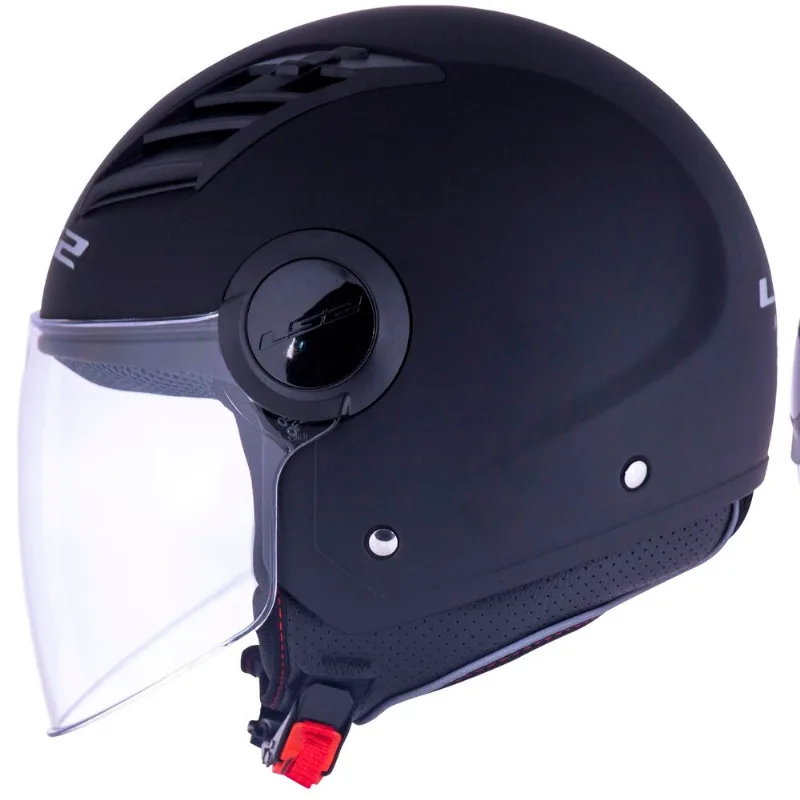 Capacete Original LS2 OF562 Air Flow Preto Fosco 56