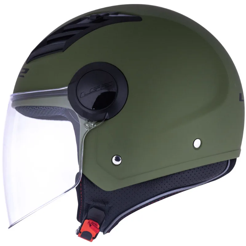 Capacete Original LS2 OF562 Air Flow Fosco Verde 56