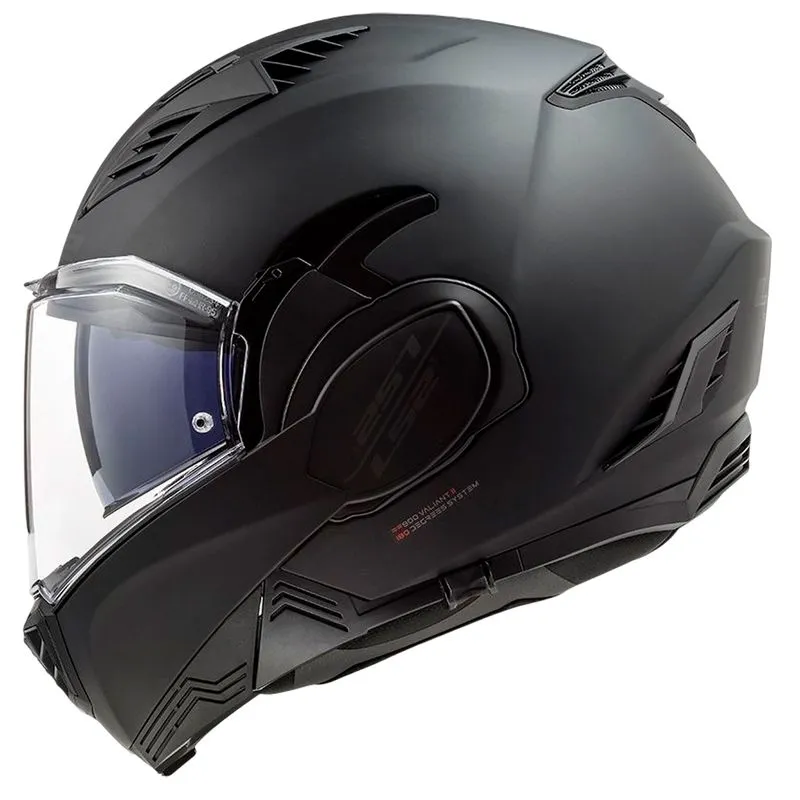 Capacete Original LS2 FF900 Valiant 2 Noir Preto Fosco 58