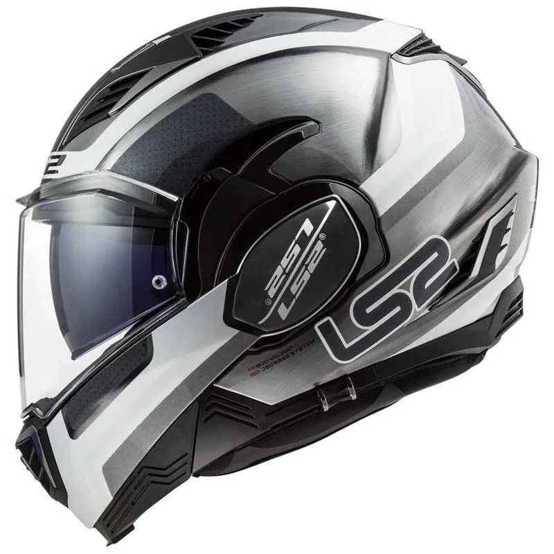 Capacete LS2 Valiant 2 FF900 Orbit Cinza (Articulado)