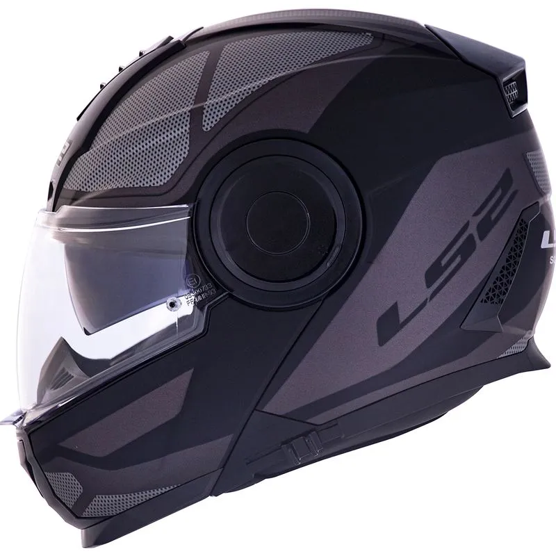 Capacete LS2 FF902 Scope Mask Preto Titanium 58