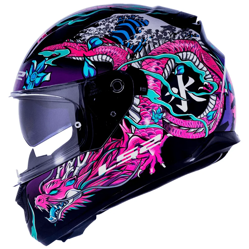 Capacete Original LS2 FF320 Stream Warrior Rosa 60