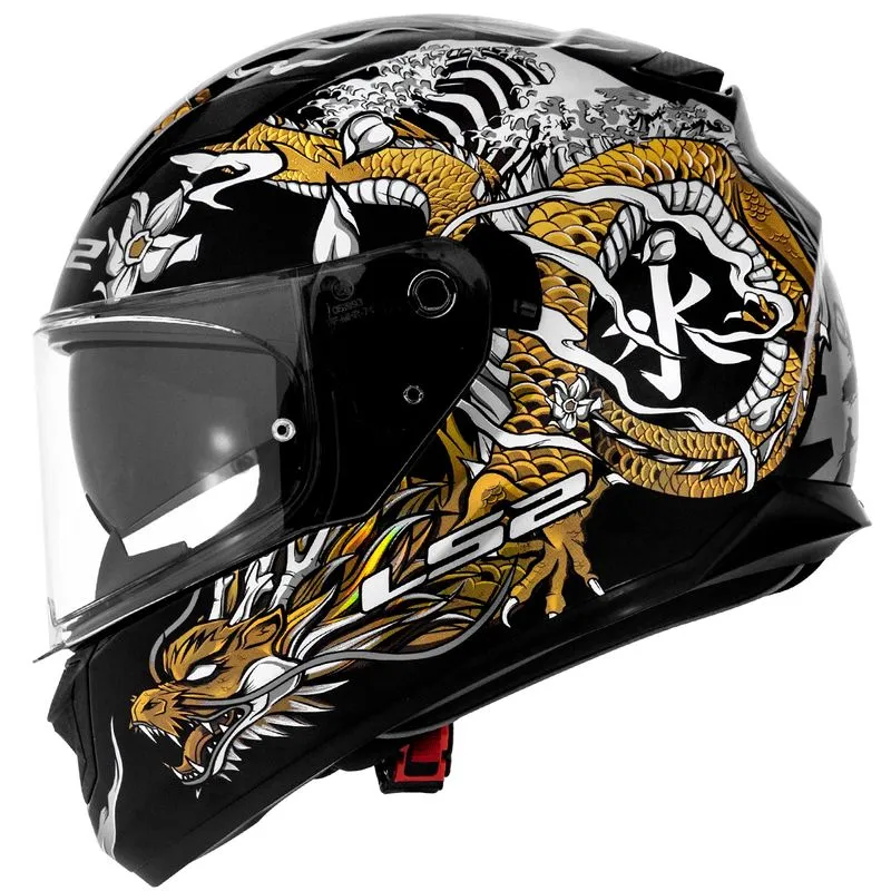 Capacete Original LS2 FF320 Stream Warrior Dourado 60