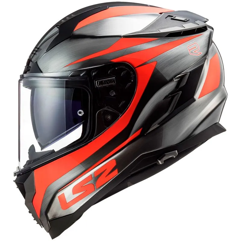 Capacete Original LS2 FF327 Cannon Jeans Fluo Laranja 60