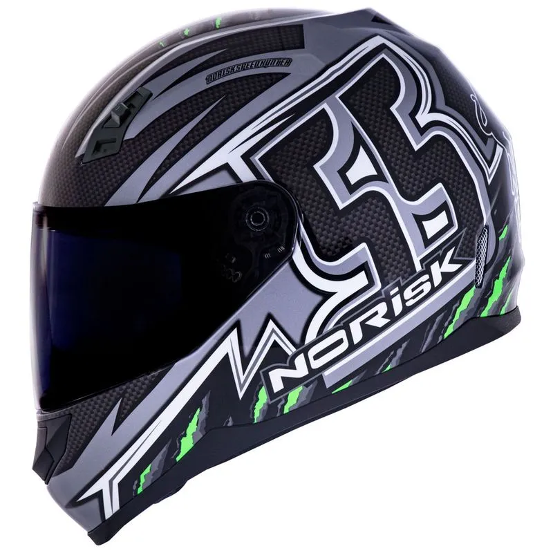 Capacete Original Norisk FF391 Pantera Prata 56