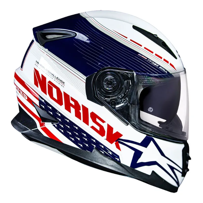 CAPACETE NORISK SOUL GRAND PRIX USA 56/S