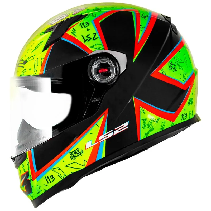 Capacete Original LS2 FF358 Rafael Paschoalin Amarelo 58