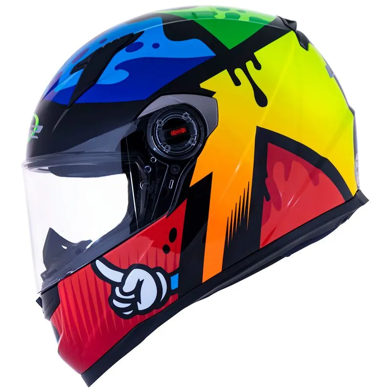 Capacete LS2 FF358 Classic Masterpiece HV Amarelo 56