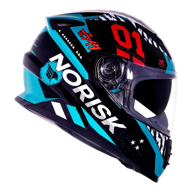 CAPACETE NORISK SOUL TOKYO PRETO 54/XS