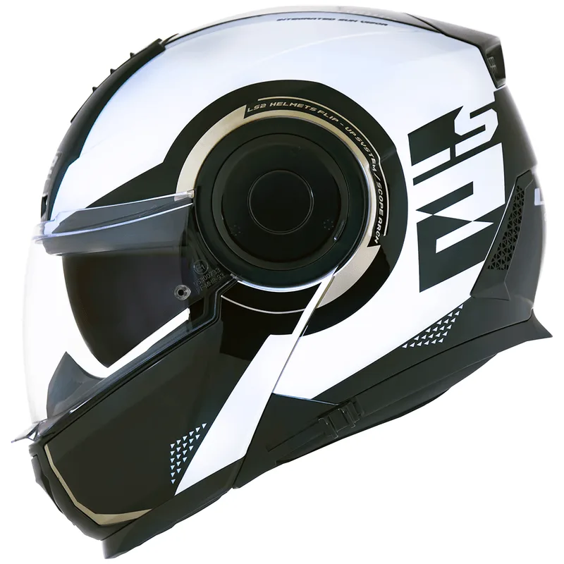Capacete LS2 FF902 Scope Arch Branco Titanium 56