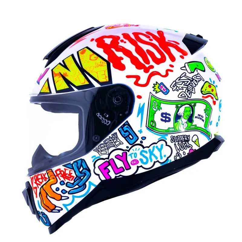 Capacete Original Norisk Razor Vibes Branco 58
