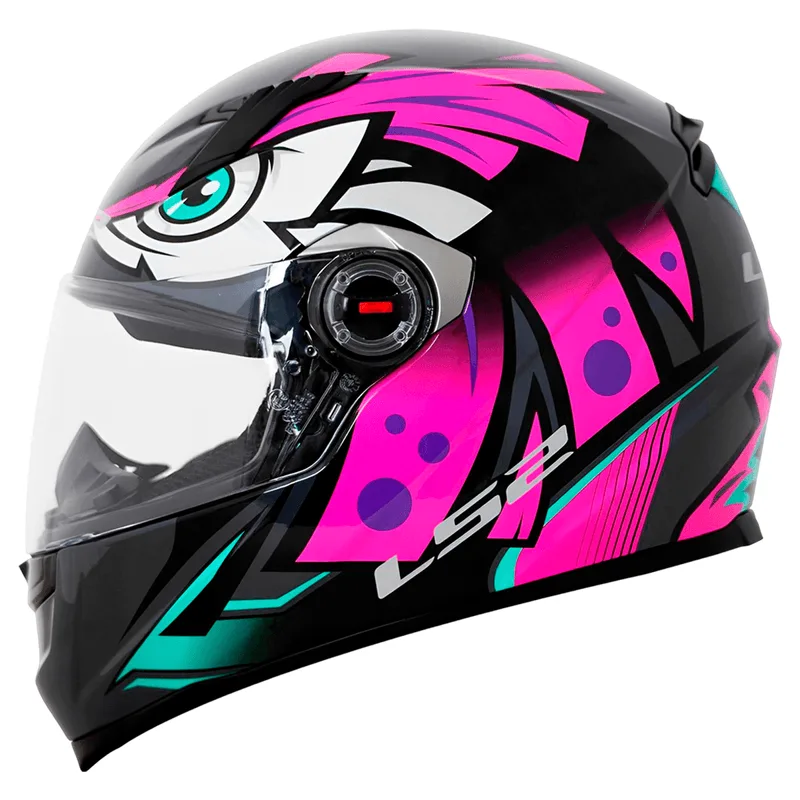 Capacete Original LS2 FF358 Tribal Rosa 62