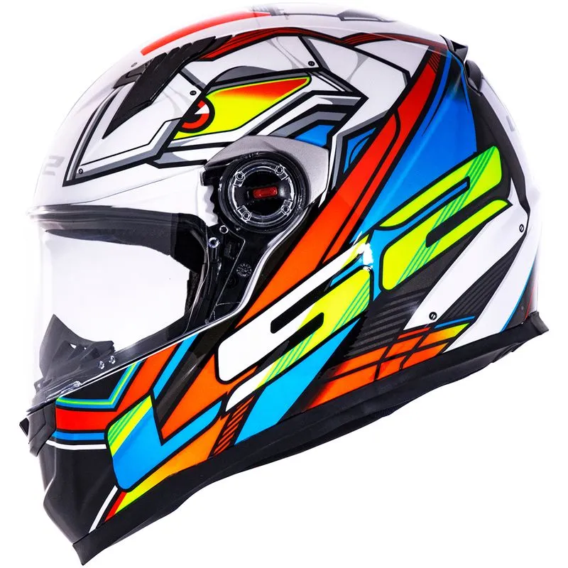 Capacete LS2 FF358 Classic Xdron Neon Laranja 62