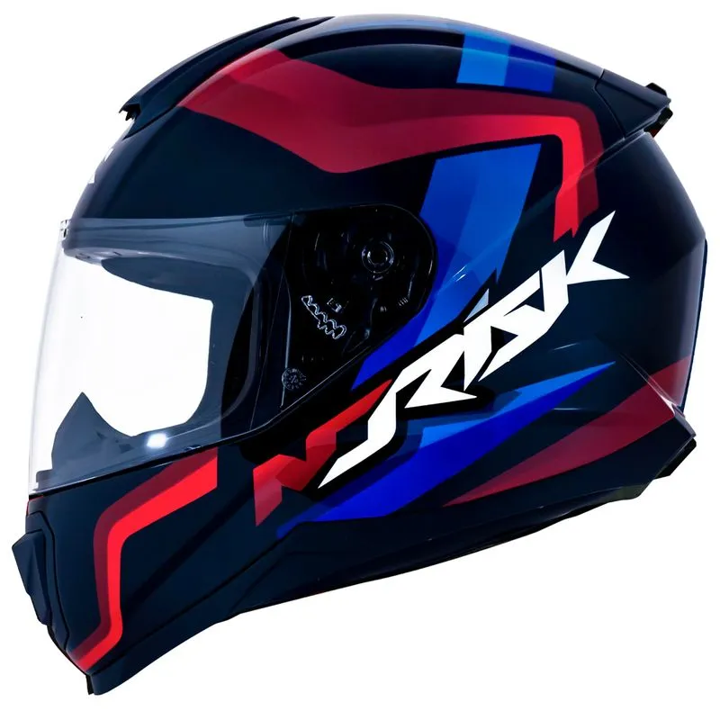 Capacete Original Norisk Razor Void Preto Vermelho Azul 62