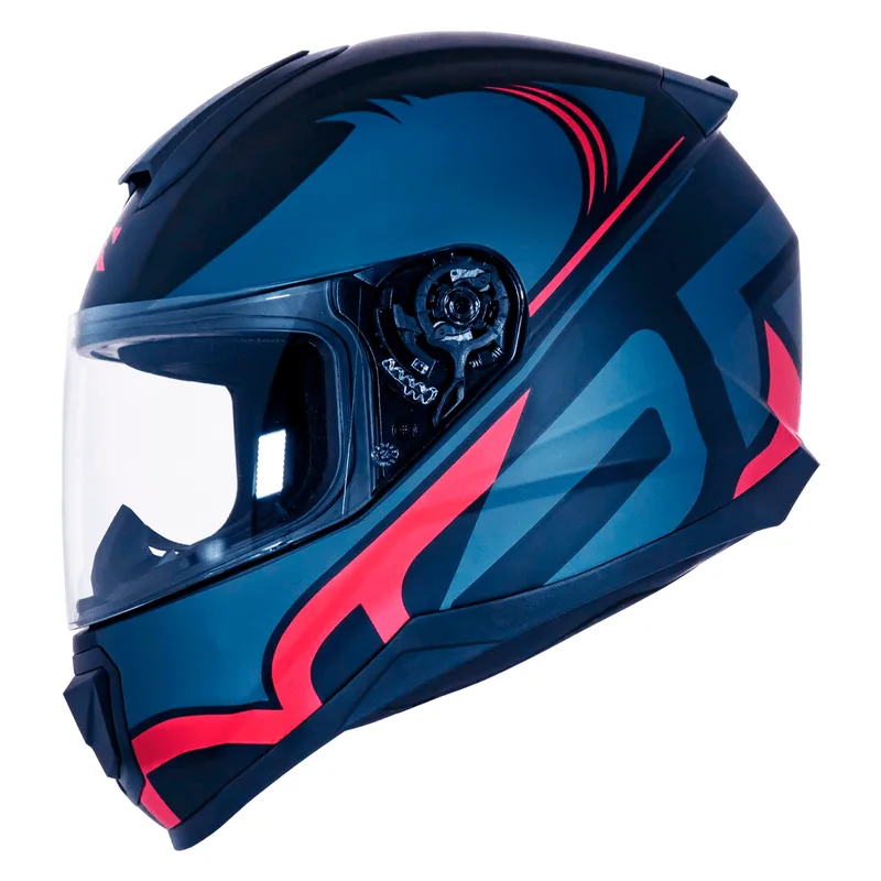Capacete Original Norisk Razor Squalo Fosco Preto Vermelho 62