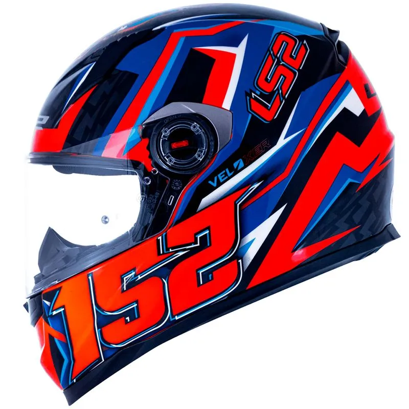 Capacete Original LS2 FF358 Veloxer Laranja 54
