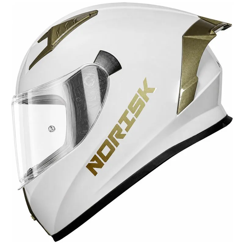 Capacete Norisk Flow Monocolor Branco Especial 58
