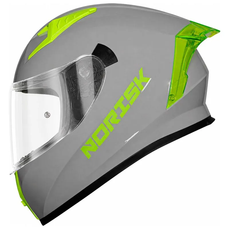 Capacete Norisk Flow Monocolor Cinza 58