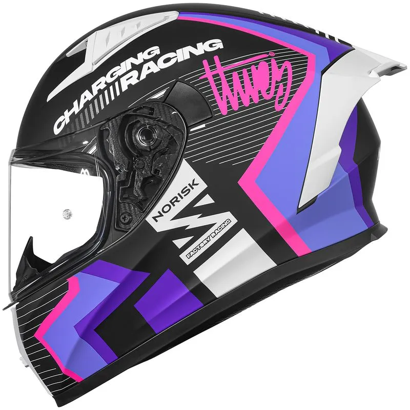 Capacete Original Norisk Flow Vizion Roxo 56