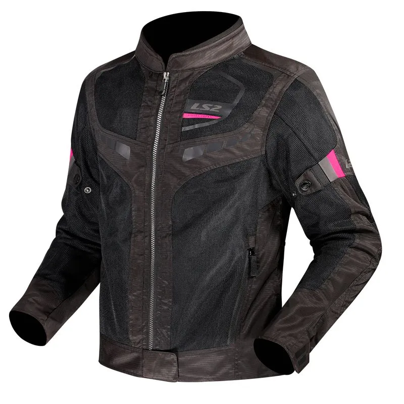 Jaqueta LS2 Garda Feminina Preto Rosa M