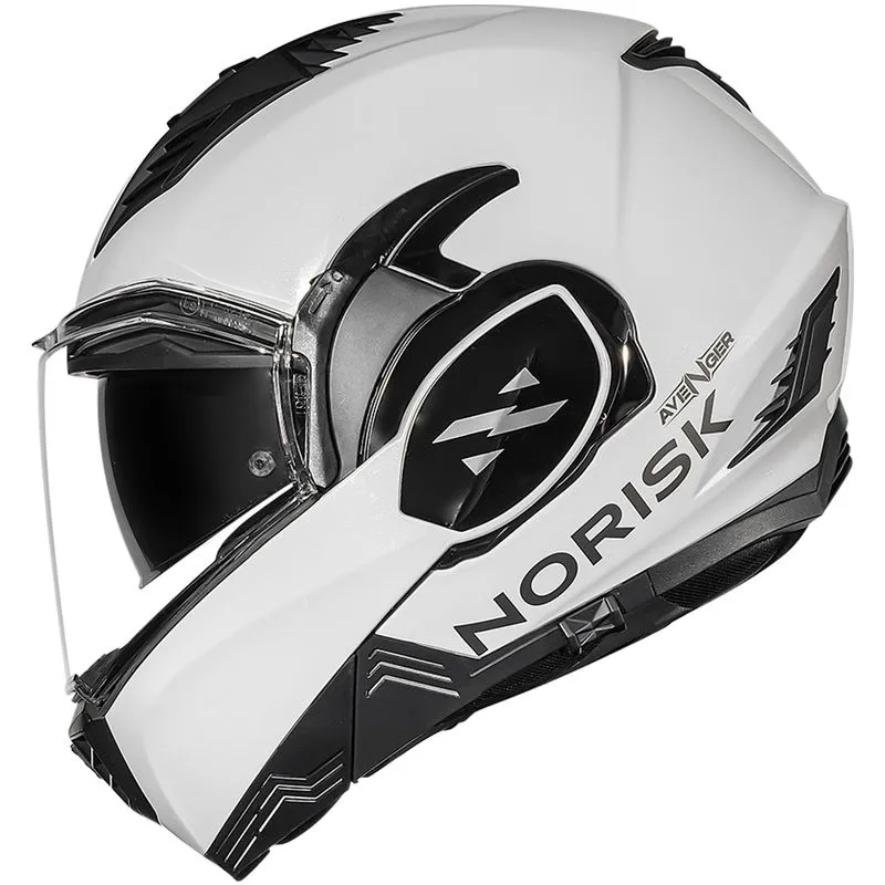 Capacete Norisk Avenger Monocolor Branco 56
