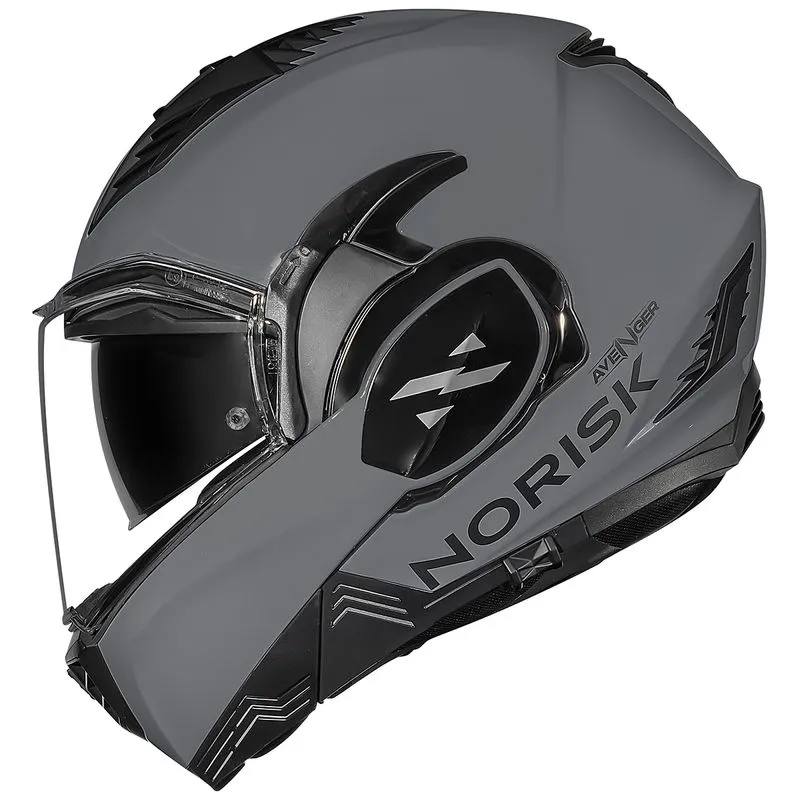 Capacete Norisk Avenger Monocolor Nardo Grey 56