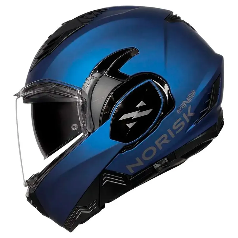 Capacete Norisk Avenger Monocolor Azul Fosco 62