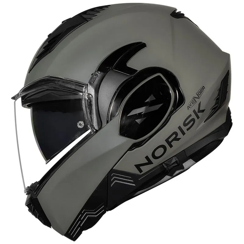 Capacete Norisk Avenger Monocolor Verde Olive Fosco 58