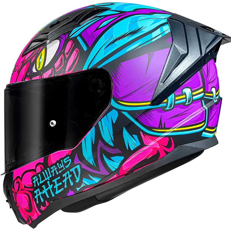 Capacete Original LS2 FF810 Vigo Drillox Fosco Roxo Fúcsia 62