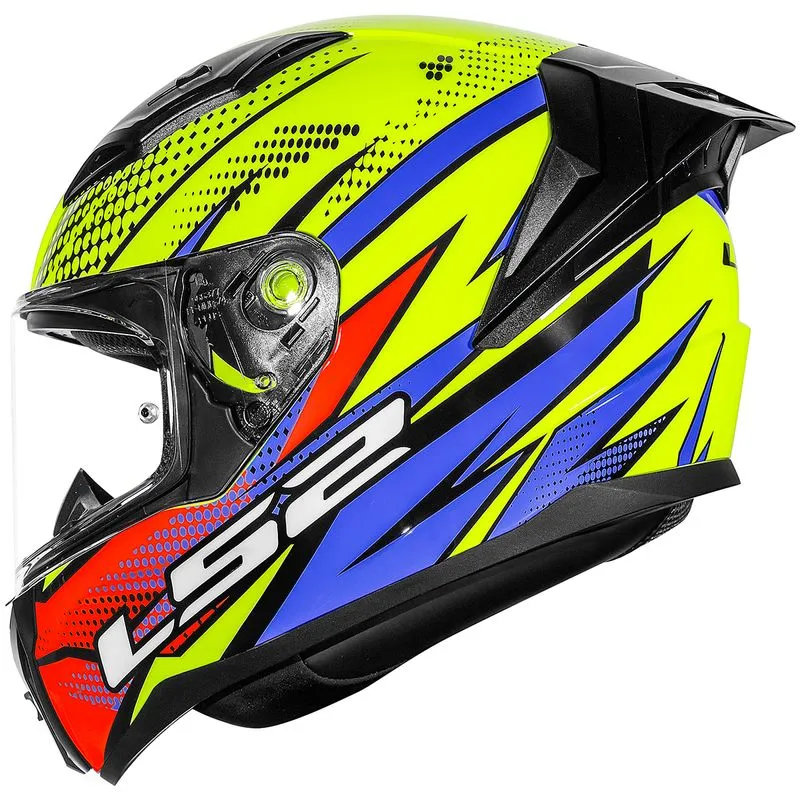 Capacete Original LS2 FF810 Vigo Flight Amarelo Laranja 62