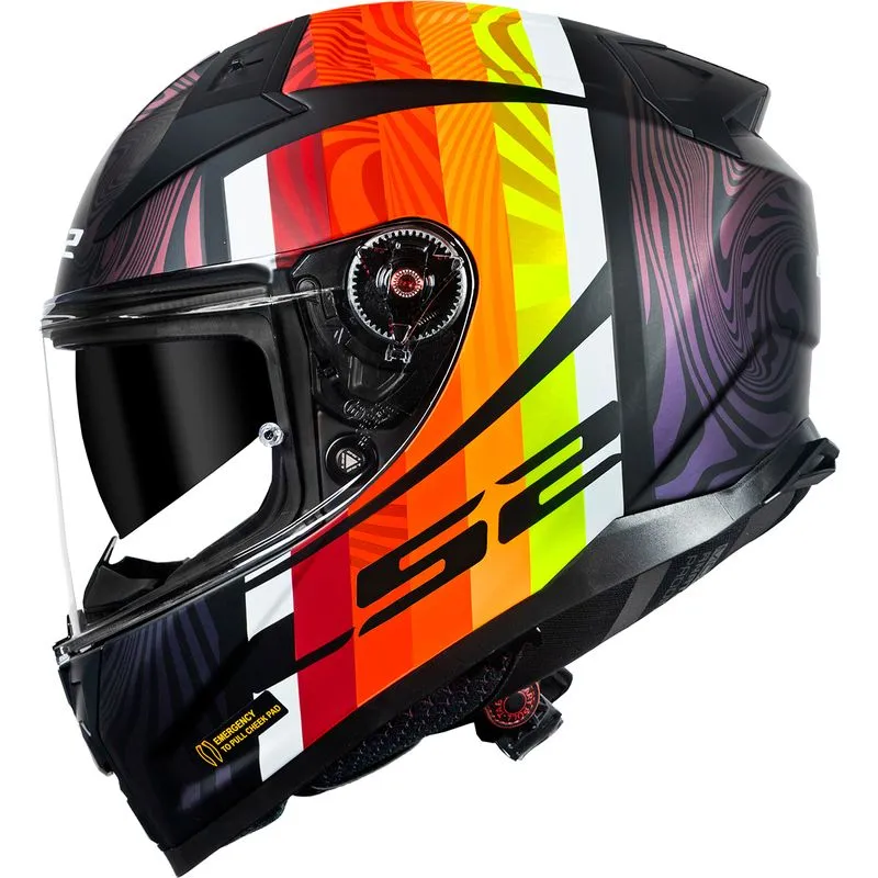 Capacete Original LS2 FF811 Vector 2 Freedom Preto Fosco Camaleão 56