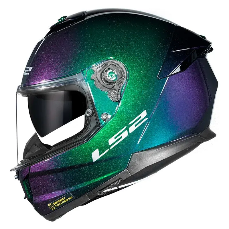 Capacete Original LS2 FF808 Stream 2 Monocolor Camaleão 56