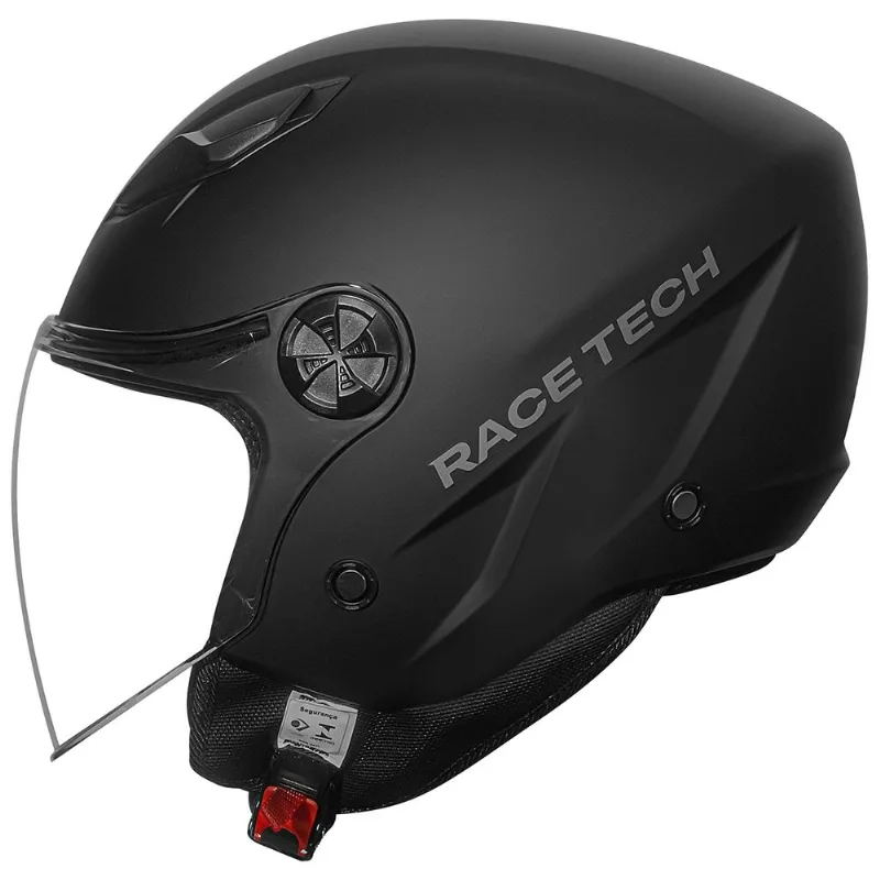 Capacete Race Tech Play Monocolor Capacete Race Tech Play Preto Fosco 60