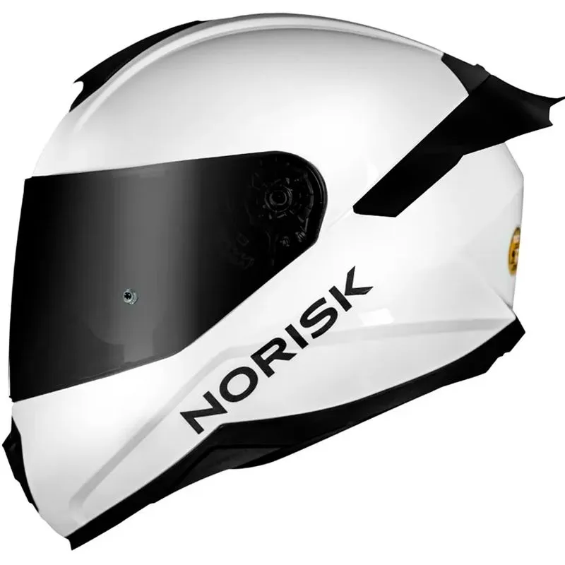Capacete Norisk Razor Solid Edition Monocolor Branco 56