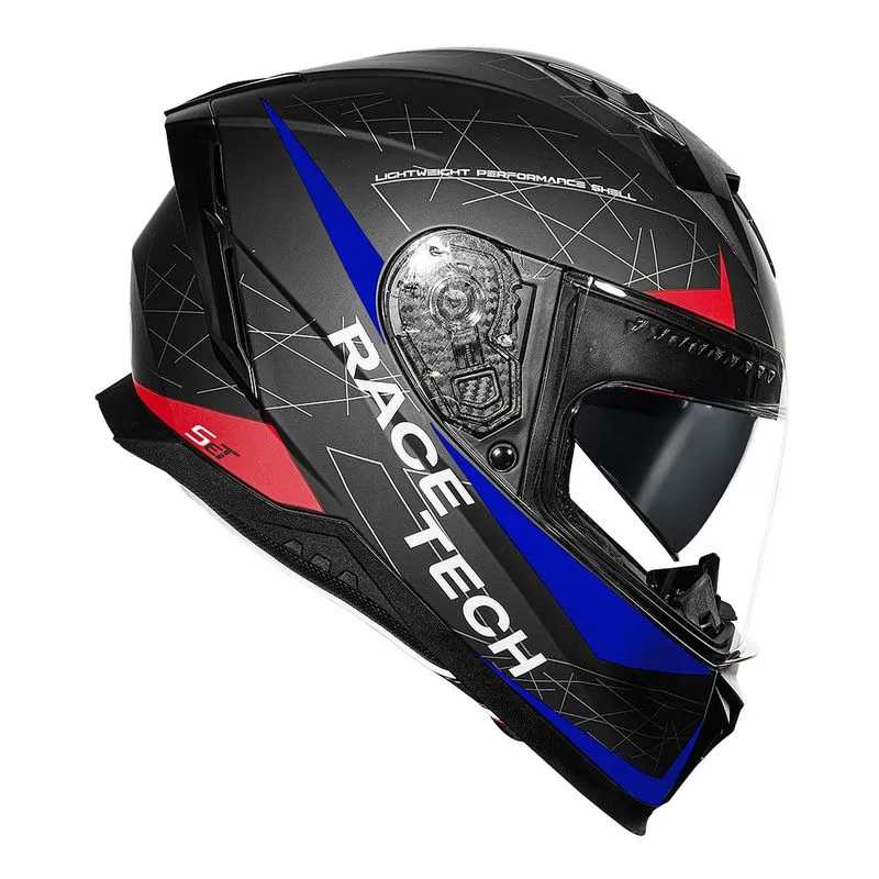 CAPACETE RACE TECH VOLT SET PRETO FOSCO 60/L