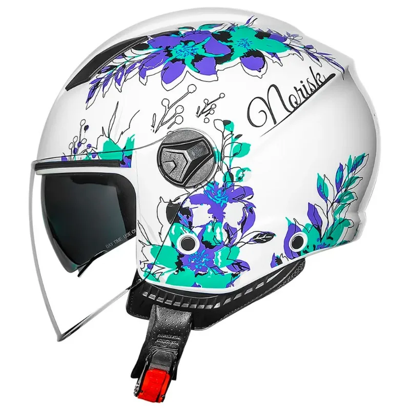 Capacete Original Norisk Orion SV Iris Branco 62