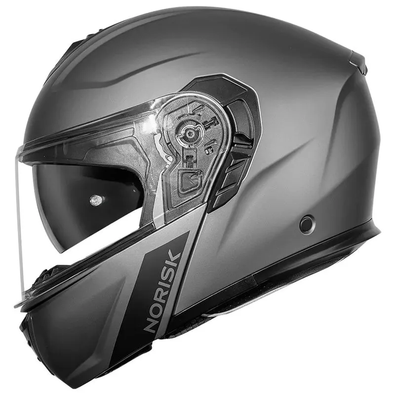 Capacete Original Norisk Vortex Monocolor Titânio Fosco 58
