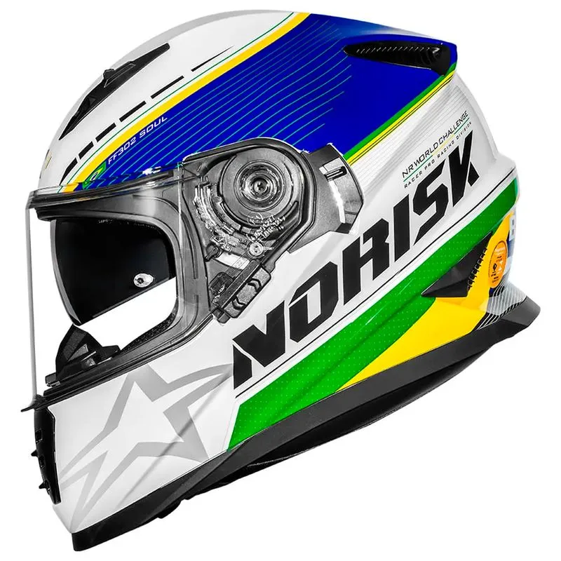 Capacete Original Norisk FF302 Soul 2 Grand Prix Brasil 60